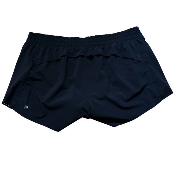 Athleta Hustle 4.5” Shorts Womens Extra Large XL Black Running Workout Exercise - Picture 3 of 7